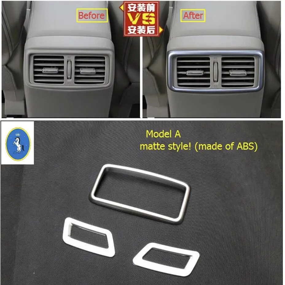 Yimaautotrims Front & Rear Armrest Box Air AC Vent Outlet Cover Trim Fit For Nissan Rogue T32 / X-Trail X Trail 2017 2018 2019
Yimaautotrims Front & Rear Armrest Box Air AC Vent Outlet Cover Trim Fit For Nissan Rogue T32 / X-Trail X Trail 2017 2018 2019