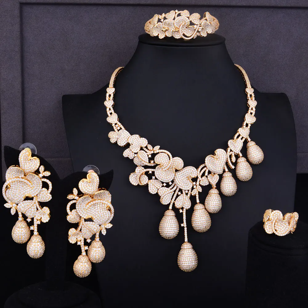 GODKI Luxury Flower Bud Mixed Women Wedding Cubic Zirconia Necklace Earring Saudi Arabia Jewelry Set Jewellery Addiction
GODKI Luxury Flower Bud Mixed Women Wedding Cubic Zirconia Necklace Earring Saudi Arabia Jewelry Set Jewellery Addiction