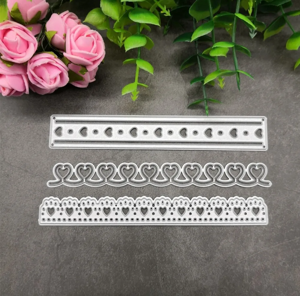 Sweet Love Borders Metal Cutting Dies Stencils for DIY Scrapbooking/photo album Decorative Embossing DIY Paper Cards Making Pro
Sweet Love Borders Metal Cutting Dies Stencils for DIY Scrapbooking/photo album Decorative Embossing DIY Paper Cards Making Pro