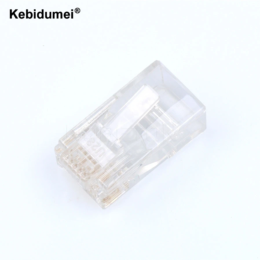 Kebidumei 50pcs/lot 8Pin RJ45 Connector CAT5 CAT5e Cat6 Modular Cable Plugs Socket Network Ethernet Crystal Plug RJ45 Connectors
Kebidumei 50pcs/lot 8Pin RJ45 Connector CAT5 CAT5e Cat6 Modular Cable Plugs Socket Network Ethernet Crystal Plug RJ45 Connectors