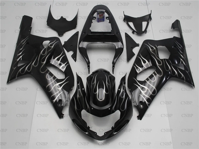 GSX R600 R750 R1000 03 02 Bodywork GSXR600 GSXR750 GSXR1000 2000 - 2003 K12 Black Silver Frame 2003 Fairings
GSX R600 R750 R1000 03 02 Bodywork GSXR600 GSXR750 GSXR1000 2000 - 2003 K12 Black Silver Frame 2003 Fairings