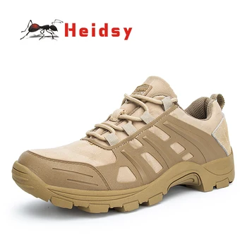 Heidsy Men High Quality Brand Military Leather Boots Special Force Tactical Desert Combat Men's Boots Outdoor Shoes Ankle Boots
Heidsy Men High Quality Brand Military Leather Boots Special Force Tactical Desert Combat Men's Boots Outdoor Shoes Ankle Boots