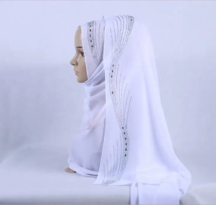 Factory Outlet Premium Bubble Chiffon Hijab Scarf For Muslim Female Glitter Rhinestone Islamic Turban Headband With Sequin Shawl
Factory Outlet Premium Bubble Chiffon Hijab Scarf For Muslim Female Glitter Rhinestone Islamic Turban Headband With Sequin Shawl