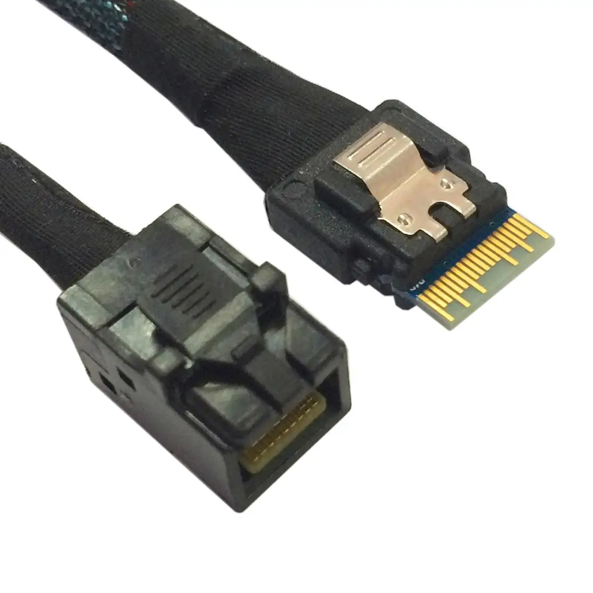 Тонкий кабель Zihan, 50 см, SAS 4,0, SFF-8654, 4i, 38-контактный хост на HD Mini SAS 4i SFF-8643, 36-контактный целевой кабель
Тонкий кабель Zihan, 50 см, SAS 4,0, SFF-8654, 4i, 38-контактный хост на HD Mini SAS 4i SFF-8643, 36-контактный целевой кабель