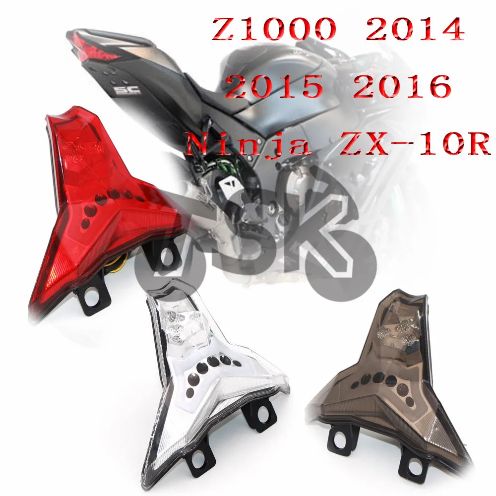 For KAWASAKI Z1000 2014-2016 ZX10R ZX-10R NINJA Motorcycle Rear Tail Light Brake Turn Signals Integrated LED Light
For KAWASAKI Z1000 2014-2016 ZX10R ZX-10R NINJA Motorcycle Rear Tail Light Brake Turn Signals Integrated LED Light