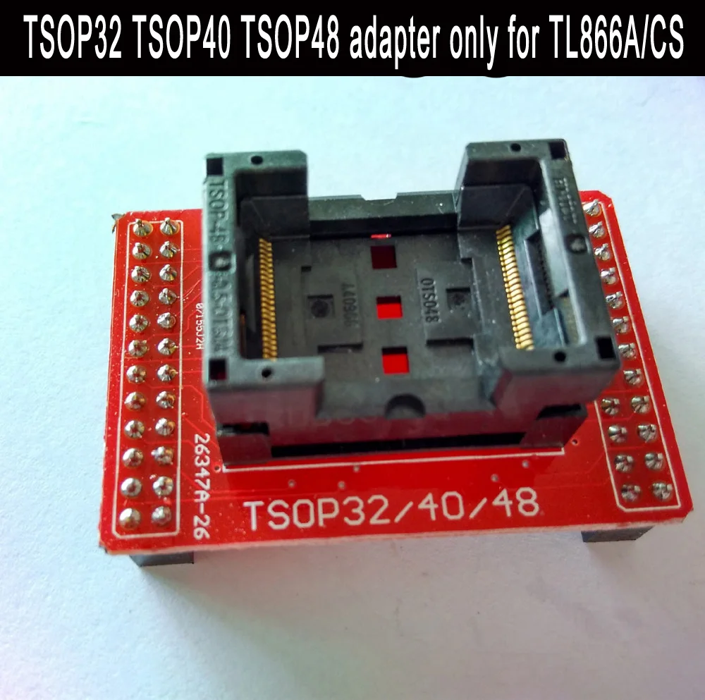 TSOP32 TSOP40 TSOP48 ZIF adapter kit only for tl866ii plus programmer Universal Programmer
TSOP32 TSOP40 TSOP48 ZIF adapter kit only for tl866ii plus programmer Universal Programmer