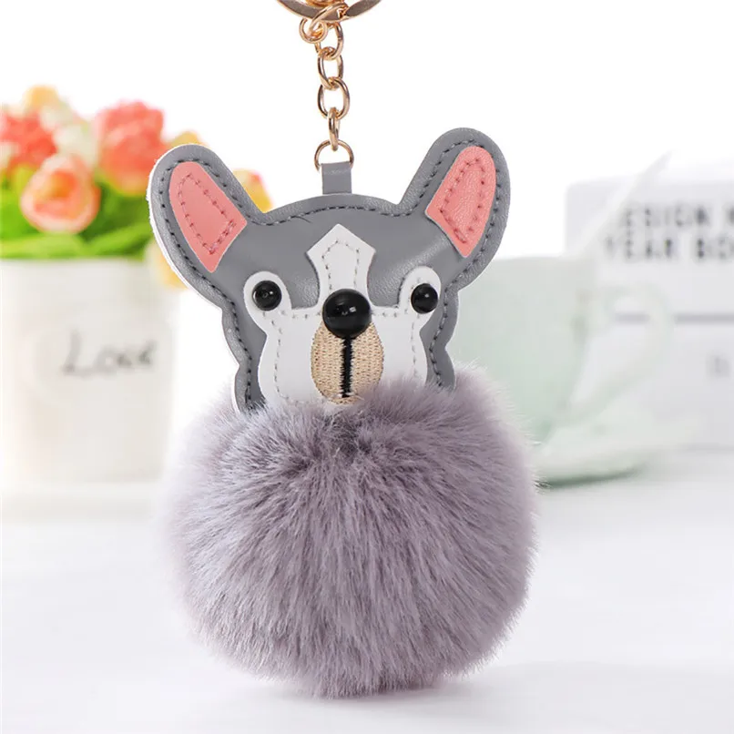 Lovely Pompom Bear Keychains Bag Pendant Fluffy Keyring Pet Puppy Key Chain For Car Key Ring Women Faux Rabbit Fur Jewelry 5FN
Lovely Pompom Bear Keychains Bag Pendant Fluffy Keyring Pet Puppy Key Chain For Car Key Ring Women Faux Rabbit Fur Jewelry 5FN