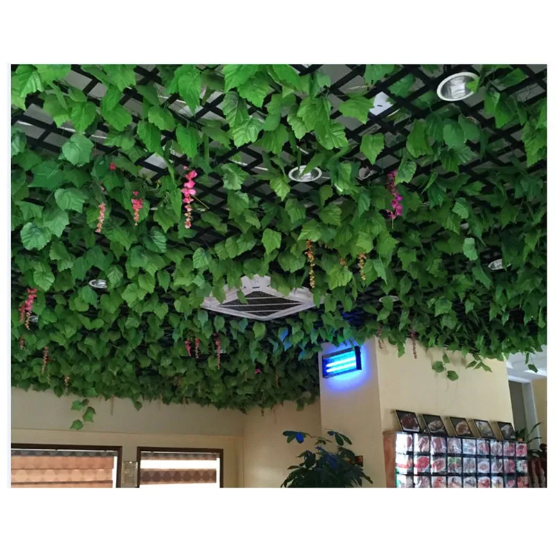 New DIY Artificial Leaves Hanging Greenery Plant Artificial Green Vines Boston Ivy Leaf Home Hotel Wedding Decoration Faux Plant
New DIY Artificial Leaves Hanging Greenery Plant Artificial Green Vines Boston Ivy Leaf Home Hotel Wedding Decoration Faux Plant