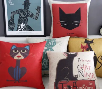 Cartoon Fresh cat pillow ,kitty Pillow cushion ,Linen pillowcase,cushion home decor sofa cushion decorative Pillows
Cartoon Fresh cat pillow ,kitty Pillow cushion ,Linen pillowcase,cushion home decor sofa cushion decorative Pillows