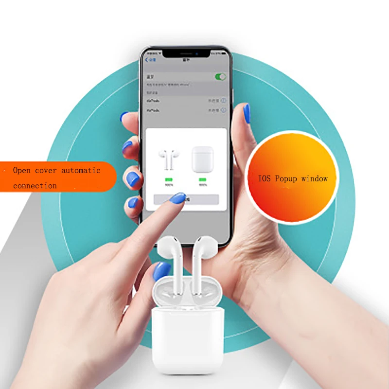 Touch Operation, Popover Design,TWS 1:1 Air Wireless Bluetooth Earphone Headset Separate Use Bass pk i10 i60 i30 i20 i80 I90 i7
Touch Operation, Popover Design,TWS 1:1 Air Wireless Bluetooth Earphone Headset Separate Use Bass pk i10 i60 i30 i20 i80 I90 i7