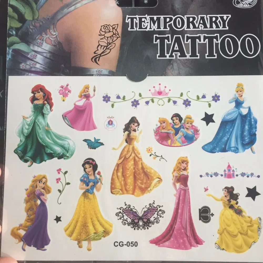 Disny Princess Series Snowwhite Cinderella Waterproof Temporary Nontoxic Tattoos Body Skin Sticker For Party Decorative
Disny Princess Series Snowwhite Cinderella Waterproof Temporary Nontoxic Tattoos Body Skin Sticker For Party Decorative