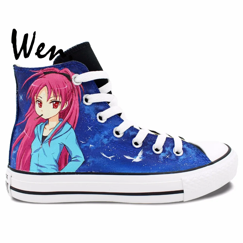 Wen Anime Hand Painted Shoes The World God Only Knows Puella Magi Madoka Magica High Top Man Woman's Canvas Sneakers
Wen Anime Hand Painted Shoes The World God Only Knows Puella Magi Madoka Magica High Top Man Woman's Canvas Sneakers