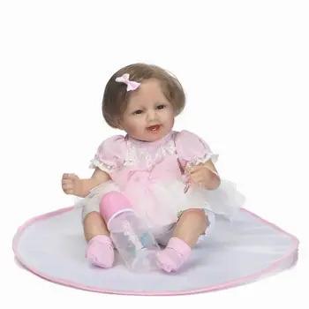 Hotsale 50cm Soft Silicone Reborn Baby Dolls Girls Princess Alive Newborn Bebe Reborn Paly House Toys Gifts Bonecas
Hotsale 50cm Soft Silicone Reborn Baby Dolls Girls Princess Alive Newborn Bebe Reborn Paly House Toys Gifts Bonecas