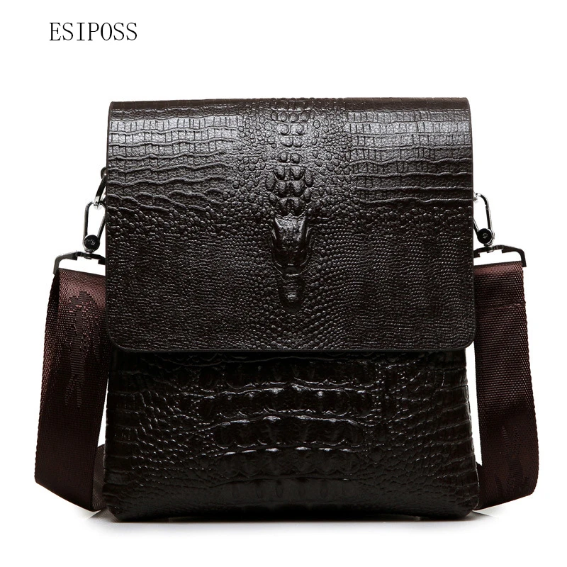 Men bag crocodile pattern PU leather shoulder bag business crossbody bag fashion European American handbag male high briefcase
Men bag crocodile pattern PU leather shoulder bag business crossbody bag fashion European American handbag male high briefcase