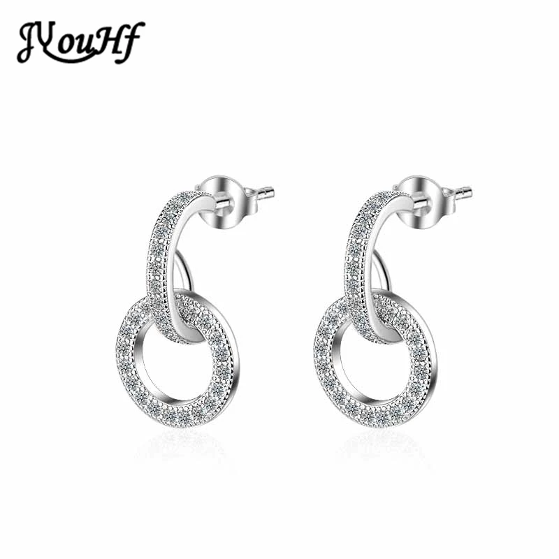 JYouHF 2018 New Fashion Round Circle Earrings for Women Paved with Cubic Zirconia Stud Earrings Wedding Party Jewelry Brincos
JYouHF 2018 New Fashion Round Circle Earrings for Women Paved with Cubic Zirconia Stud Earrings Wedding Party Jewelry Brincos