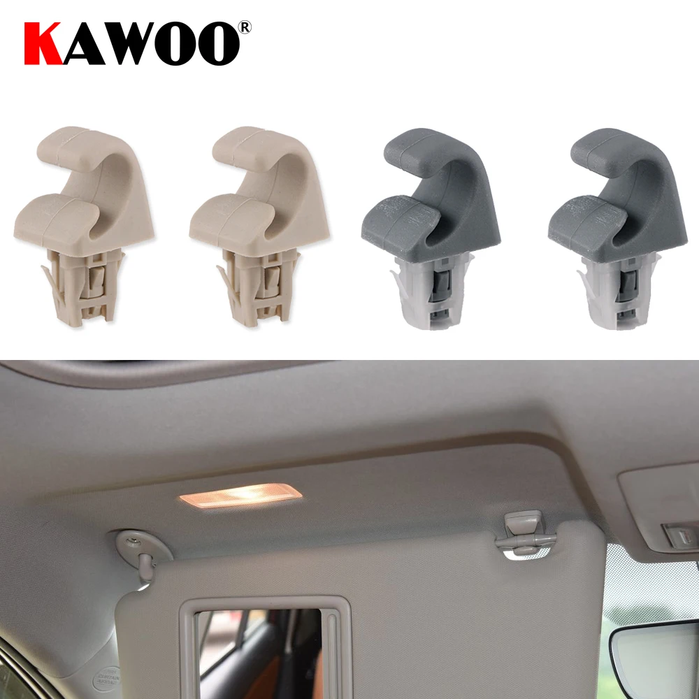 KAWOO Car Sunvisor Sun Visor Clip Holder For Toyota Camry Corolla Highlander RAV4 Code 74348-33040 Car Accessories Styling
KAWOO Car Sunvisor Sun Visor Clip Holder For Toyota Camry Corolla Highlander RAV4 Code 74348-33040 Car Accessories Styling