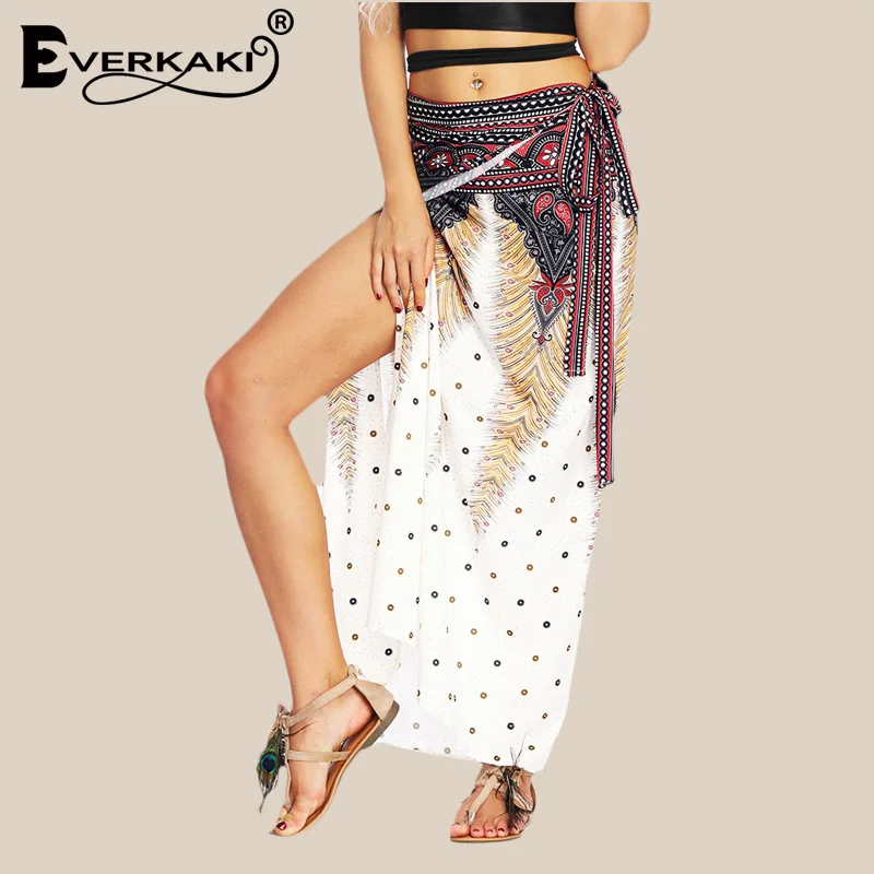 Everkaki Boho Sexy Wrap Skirt Pareo With Sashes Summer Beach Wear Maxi Skirt Cover Up Split Long Skirts For Women 2019 Autumn
Everkaki Boho Sexy Wrap Skirt Pareo With Sashes Summer Beach Wear Maxi Skirt Cover Up Split Long Skirts For Women 2019 Autumn