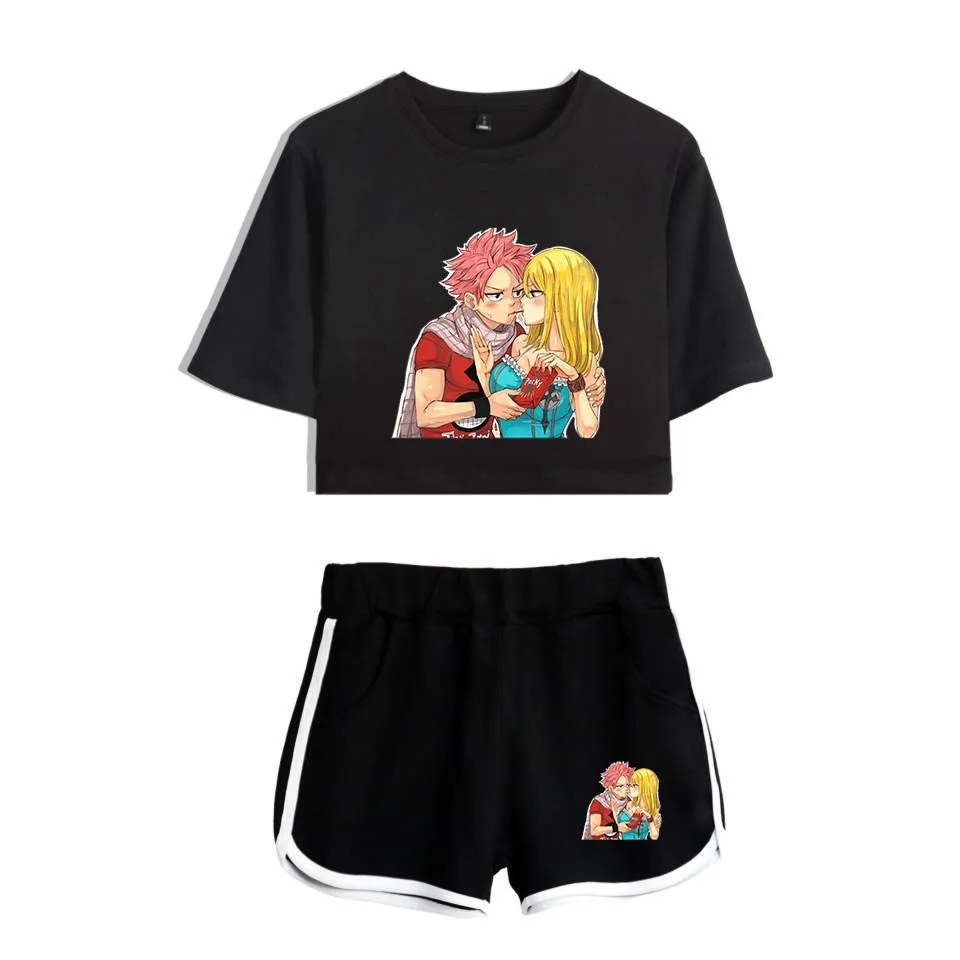 Anime FAIRY TAIL 2 Piece Outfits for Women Crop Top Track Suit Two Piece Set Top and Shorts Ladies Tracksuits Hip Hop Clothing
Anime FAIRY TAIL 2 Piece Outfits for Women Crop Top Track Suit Two Piece Set Top and Shorts Ladies Tracksuits Hip Hop Clothing