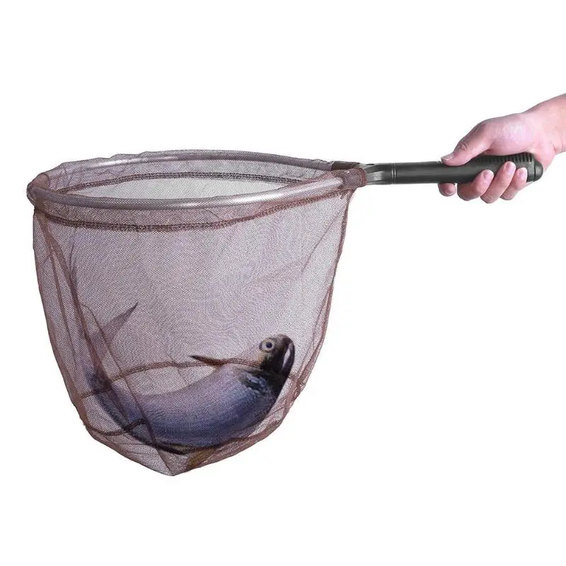 Thickened Fly Fishing Brail Soft Rubber Landing Net 320mm Diameter Aluminum Alloy Handle Fly Cheap Fishing Nets
Thickened Fly Fishing Brail Soft Rubber Landing Net 320mm Diameter Aluminum Alloy Handle Fly Cheap Fishing Nets