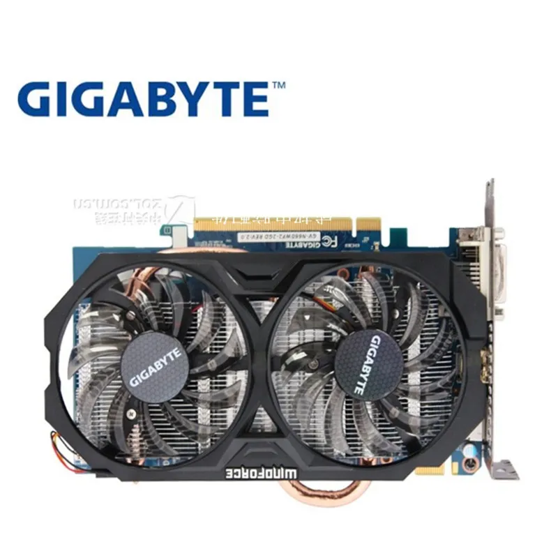 

GIGABYTE Graphics Card GTX 660 2GB 192Bit GDDR5 Video Cards for nVIDIA Geforce GTX660 Used VGA Cards stronger than GTX 750 TI