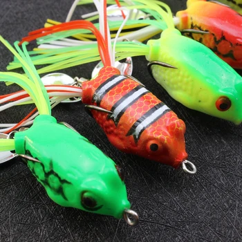 5PCS 3cm 4g MINI Frog Baits Fishing Lures Frog Silicone 2 Hooks and Spoon Small Frog Soft Baits Top water Topwater
5PCS 3cm 4g MINI Frog Baits Fishing Lures Frog Silicone 2 Hooks and Spoon Small Frog Soft Baits Top water Topwater