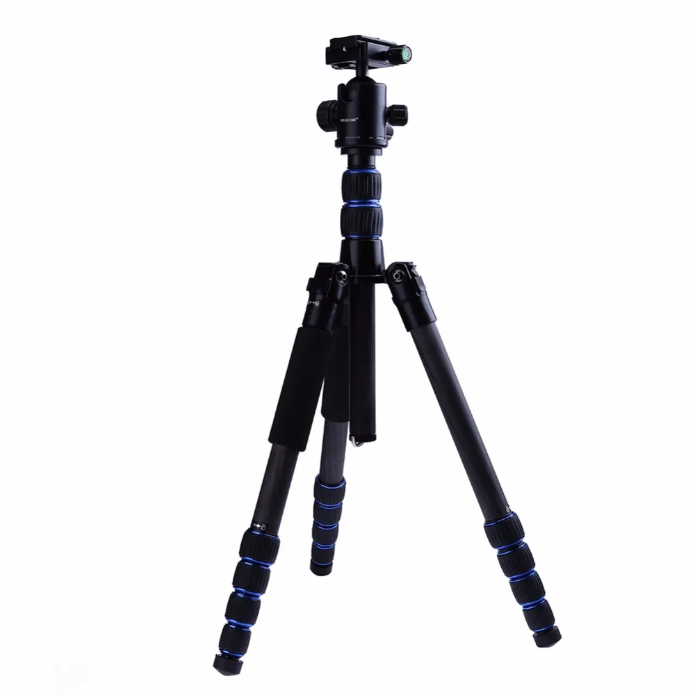 Veledge VD-302 Ball Head Carbon Fiber 5 Segment Foldable Travel Camera Tripod Stand for Digital SLR DSLR Camera
Veledge VD-302 Ball Head Carbon Fiber 5 Segment Foldable Travel Camera Tripod Stand for Digital SLR DSLR Camera