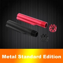 Легкий алюминиевый обработанный на станке с ЧПУ Buttstock трубка для AEG AR15 M4 M16 страйкбол Воздушный пистолет Стоковая труба(China)