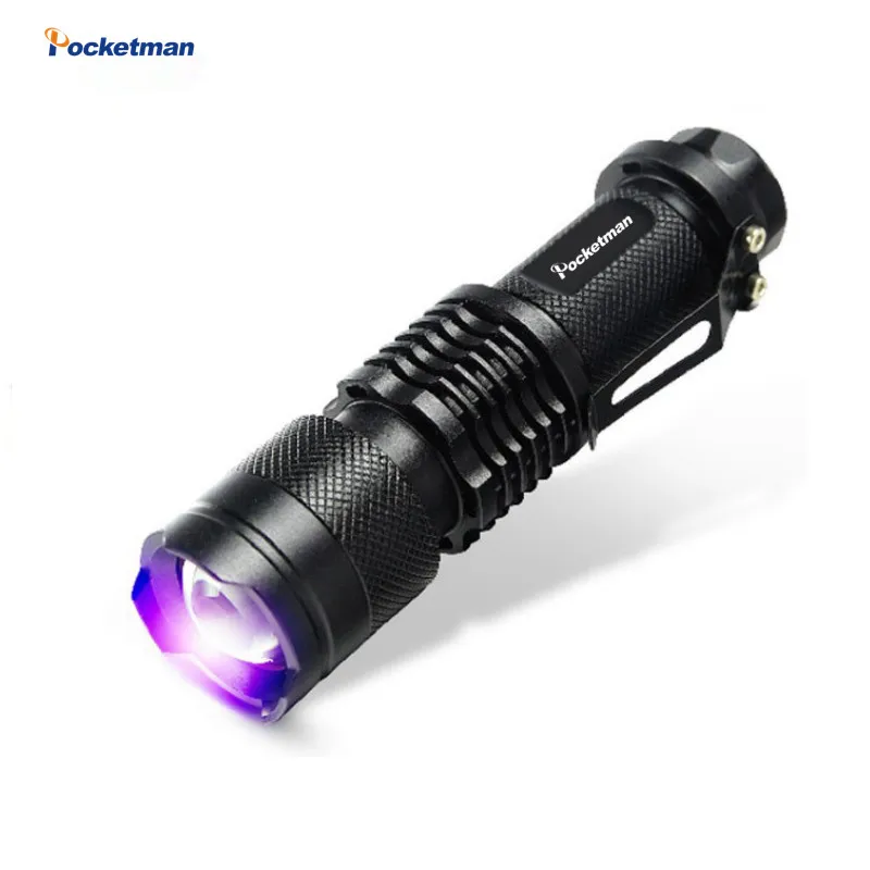 2018 NEW Pocketman LED UV Flashlight SK68 Purple Violet Light UV 395nm torch Lamp free shipping
2018 NEW Pocketman LED UV Flashlight SK68 Purple Violet Light UV 395nm torch Lamp free shipping