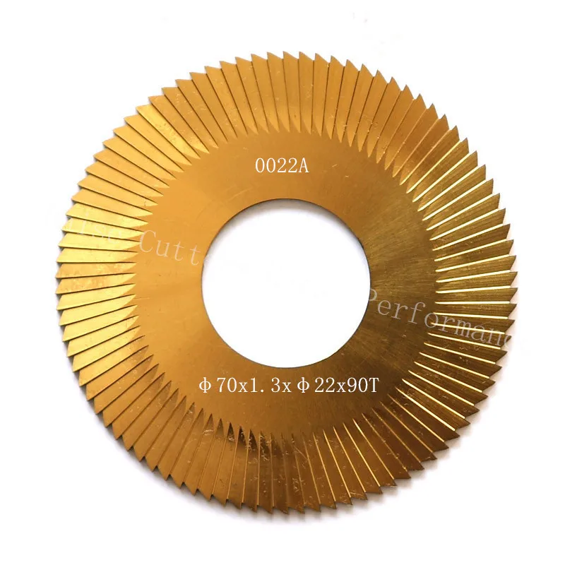 WENXING 0022A side milling cutter 100B 202 key cutting machines replacement HSS TiN yellow coating face milling cutter
WENXING 0022A side milling cutter 100B 202 key cutting machines replacement HSS TiN yellow coating face milling cutter