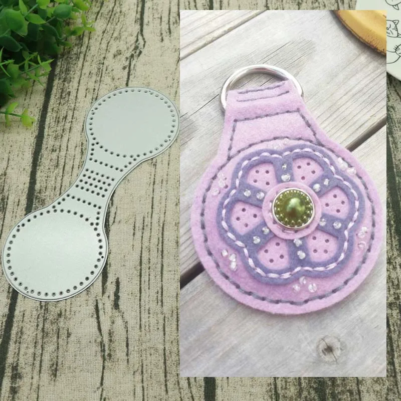 Stitched Key Fob Metal Cutting Dies Decorative Scrapbooking Steel Craft Die Cut Embossing Paper Cards Stencils
Stitched Key Fob Metal Cutting Dies Decorative Scrapbooking Steel Craft Die Cut Embossing Paper Cards Stencils