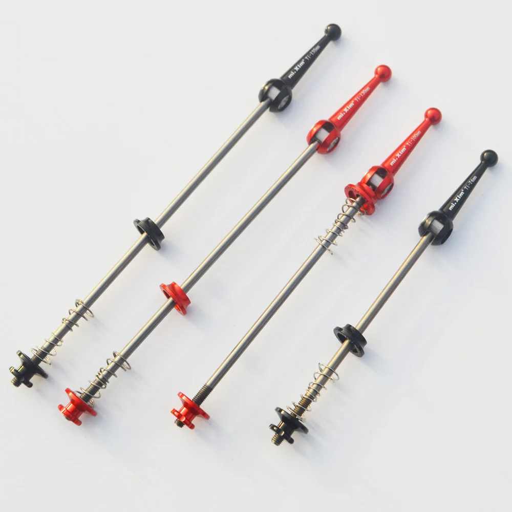 MIXIM Ultra-light Mountain Road MTB Bike Quick Release Skewers 74/100/130/135MM Titanium Alloy Hub Quick Release Black Red 
MIXIM Ultra-light Mountain Road MTB Bike Quick Release Skewers 74/100/130/135MM Titanium Alloy Hub Quick Release Black Red