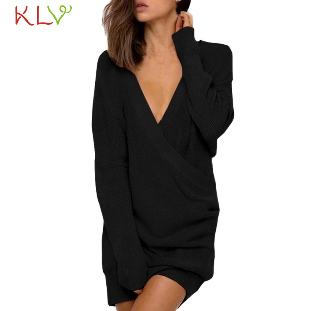 Dress Women Sweater Winter Sexy Black Dress Long Sleeve Elegant Big Size For Evening Party Night Robe Femme Hiver 2018 18Nov29
Dress Women Sweater Winter Sexy Black Dress Long Sleeve Elegant Big Size For Evening Party Night Robe Femme Hiver 2018 18Nov29
