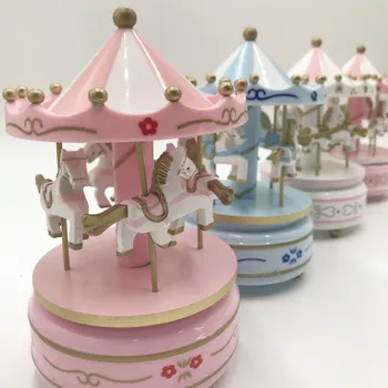 1pcs Merry-go-round Music Boxes Baby Room Decoration Gifts Unisex Wooden Christmas Horse Carousel Box Home Decor
1pcs Merry-go-round Music Boxes Baby Room Decoration Gifts Unisex Wooden Christmas Horse Carousel Box Home Decor
