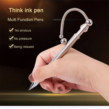 Novelty Metal Ballpoint Pen Creative Think Ink Fidget Pen Luxury Magnetic Spring Bendable Ball Gift Box School Supplies Item Kit
Novelty Metal Ballpoint Pen Creative Think Ink Fidget Pen Luxury Magnetic Spring Bendable Ball Gift Box School Supplies Item Kit