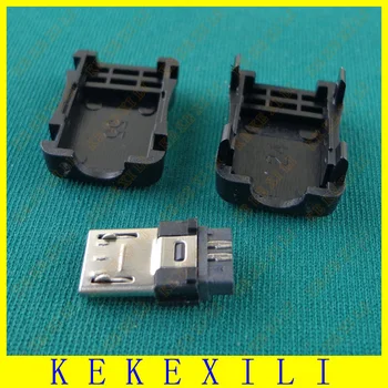 1000pcs Worldwide 5 Pin T Port Male Micro USB Plug Socket Connector + Plastic Cover for DIY
1000pcs Worldwide 5 Pin T Port Male Micro USB Plug Socket Connector + Plastic Cover for DIY