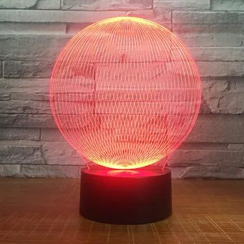 Round 3d led night light 7 color touch color creative light bedroom acrylic table lamp 1763
Round 3d led night light 7 color touch color creative light bedroom acrylic table lamp 1763