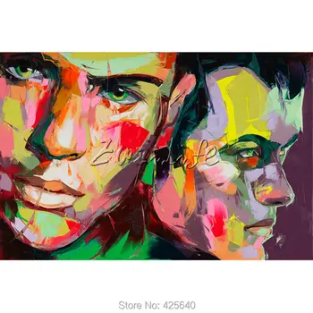 Francoise Nielly Hand painted Palette knife Face Oil painting Impasto figure on canvas Pop art Palette knife painting portrait 1
Francoise Nielly Hand painted Palette knife Face Oil painting Impasto figure on canvas Pop art Palette knife painting portrait 1