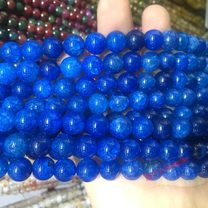 Fctory Price Natural Stone Blue Dragon Vein Agat Round Loose Beads 16" strand 4 6 8 10 12MM Pick Size For Jewelry Making
Fctory Price Natural Stone Blue Dragon Vein Agat Round Loose Beads 16" strand 4 6 8 10 12MM Pick Size For Jewelry Making