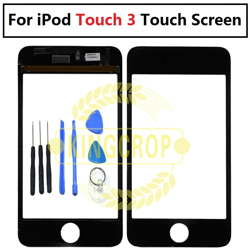 3.5'' NEW Front Glass Touch Screen Digitizer Replacement for iPod Touch 3 Black for ipod touch 3rd free shipping+tools
3.5'' NEW Front Glass Touch Screen Digitizer Replacement for iPod Touch 3 Black for ipod touch 3rd free shipping+tools