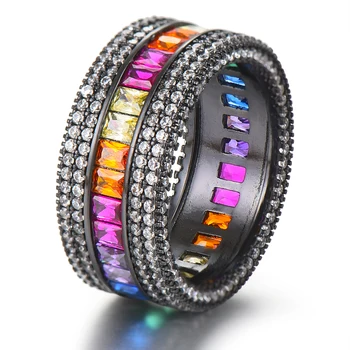 GODKI Bold Stacks Ring Luxury Wave Rainbow CZ Cubic Zircon CZ Ring for Women Bridal Engagement Wedding Dubai Finger Rings
GODKI Bold Stacks Ring Luxury Wave Rainbow CZ Cubic Zircon CZ Ring for Women Bridal Engagement Wedding Dubai Finger Rings