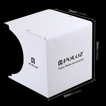 PULUZ Mini Studio Tent Lightroom Softbox Photography Accessory 2x Led Panels Cool White + Shadowless Light Panel Backdrops
PULUZ Mini Studio Tent Lightroom Softbox Photography Accessory 2x Led Panels Cool White + Shadowless Light Panel Backdrops
