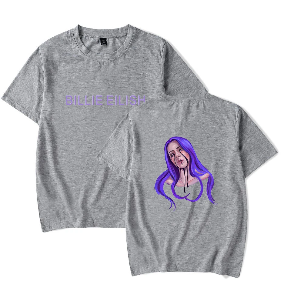 hot short sleeve casual tshirt BILIE EILISH T-shirt women's men's printing O-neck high quality comfortable short-sleeved T-shirt
hot short sleeve casual tshirt BILIE EILISH T-shirt women's men's printing O-neck high quality comfortable short-sleeved T-shirt