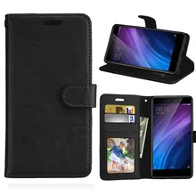 כרטיס ארנק Flip עור מפוצל 5.0For Xiaomi Redmi 4 מקרה עבור Xiaomi Redmi 4 טלפון סלולרי חזרה כיסוי מקרה(China)