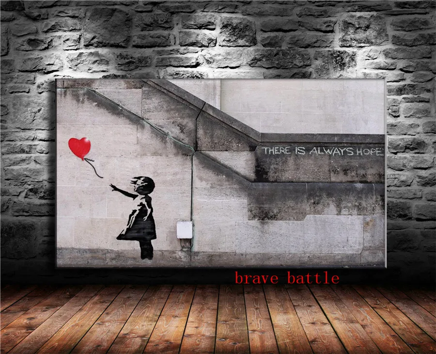 Banksy Girl with The Red Balloon Canvas Painting Living Room Home Decor Modern Mural Art Oil Painting
Banksy Girl with The Red Balloon Canvas Painting Living Room Home Decor Modern Mural Art Oil Painting