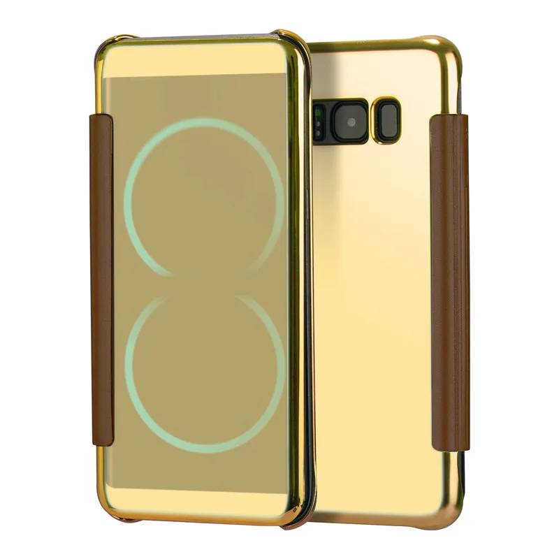 MKSUP Зеркало чехол для samsung S 8 S8 плюс + Покрытие кожаный откидная крышка Galaxy S8Plus