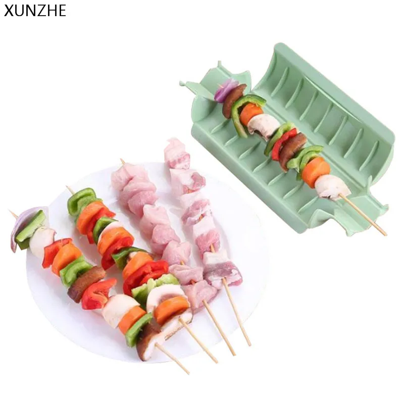 XUNZHE New Creative Candy Shape Meat Skewer Machine Vegetable String BBQ Kebab Maker Barbecue Tools Home Kitchen Accessories
XUNZHE New Creative Candy Shape Meat Skewer Machine Vegetable String BBQ Kebab Maker Barbecue Tools Home Kitchen Accessories
