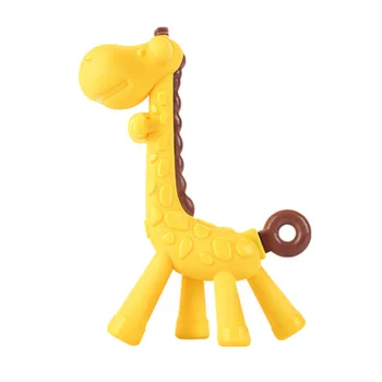 Infant Silicone Toys Giraffe Teether for Baby Pacifier BPA Free Baby Teether Food Grade Strengthening Tooth Training Supplies
Infant Silicone Toys Giraffe Teether for Baby Pacifier BPA Free Baby Teether Food Grade Strengthening Tooth Training Supplies