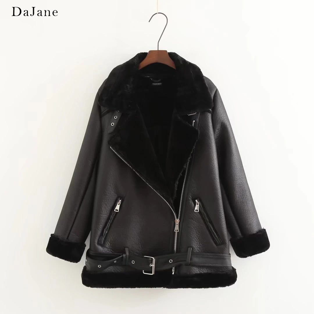 Women's Autumn Winter New Fur One Leather Jacket Jacket Leather Jacket Leather Jacket Women
Women's Autumn Winter New Fur One Leather Jacket Jacket Leather Jacket Leather Jacket Women