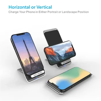 Qi Wireless Fast Charger Stand Holder for Samsung S9 For Xiaomi Slim Quick Wireless Charging Bracket Mount for iPhone X 8
Qi Wireless Fast Charger Stand Holder for Samsung S9 For Xiaomi Slim Quick Wireless Charging Bracket Mount for iPhone X 8