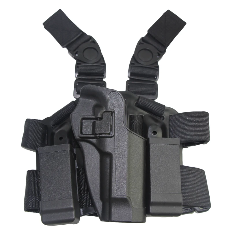 Blackhawk CQC Gun Holster Hunting Airsoft Tactical Holster Pistol Gun Drop Leg Double Magazine Pouch Thigh Holster for M9
Blackhawk CQC Gun Holster Hunting Airsoft Tactical Holster Pistol Gun Drop Leg Double Magazine Pouch Thigh Holster for M9